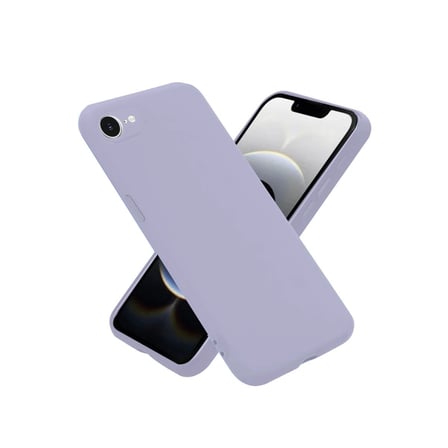 Apple İphone 16e Kılıf Nano İçi Kadife Silikon - Lila
