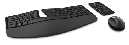 Microsoft Sculpt Ergonomic Desktop Kablosuz Siyah Klavye Mouse Set (L5V-00016)