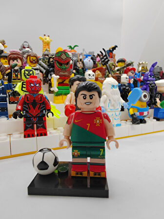 Futbolcu  Mini Figür portekiz cristiano ronaldo L-003