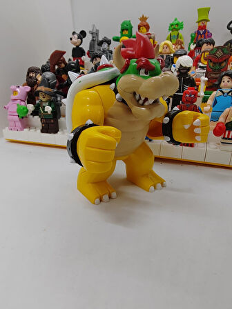 süper maryo movie Dev mini figür King Bowser 