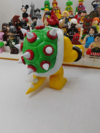 süper maryo movie Dev mini figür King Bowser 