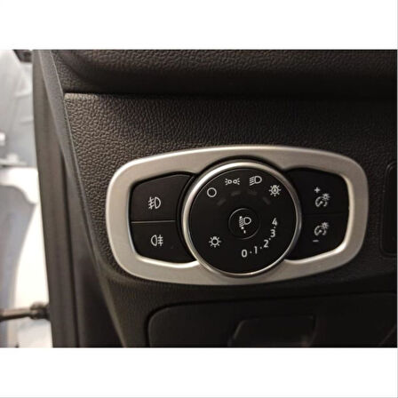 Ford Focus 2019+ Uyumlu Kontrol Panel Kaplama Silver (ABS)