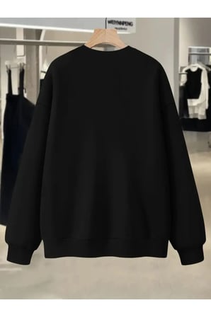 Unisex Original Baskılı Bisiklet Yaka Sweatshirt