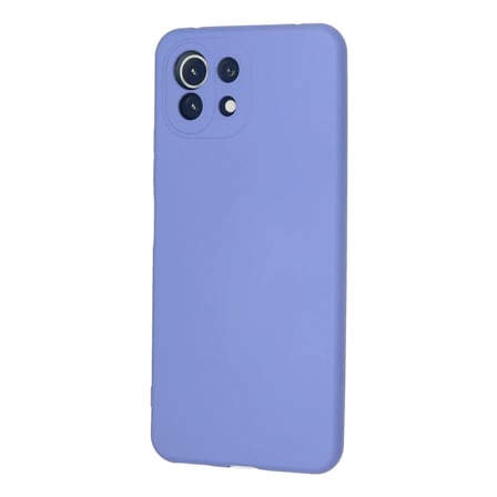Xiaomi Mİ 11 Lite Kılıf Nano içi Kadife Silikon - Lila