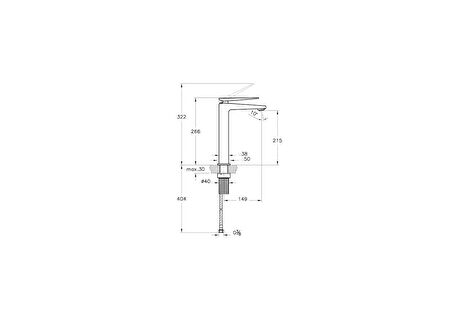 Artema Brava A42610 Çanak Lavabo Bataryası, Krom