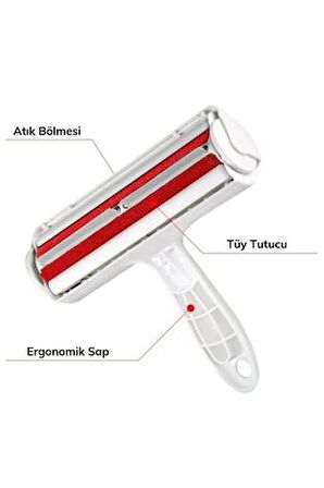 Hazneli tüy toplayıcı - Gırgır - Kıl toz toplayıcı gırgır 2 yönlü