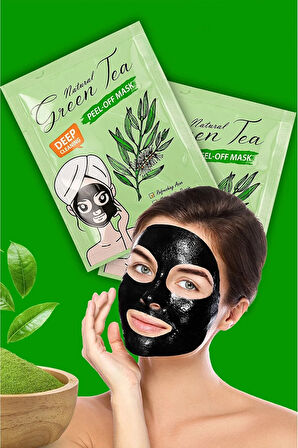 8li Karışık Siyah Nokta Yüz Maskesi Sürülebilir Yüz Maskesi Face Mask Peeling