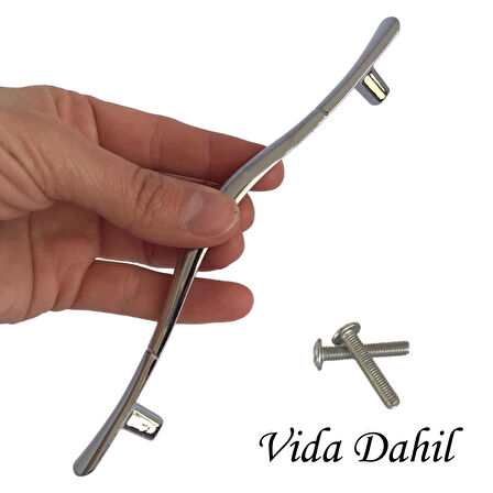 Ördek kulp Krom 128 mm Kulp Mobilya Mutfak Dolabı Çekmece Dolap Kapak Kulpu Kulbu Metal Kulpları