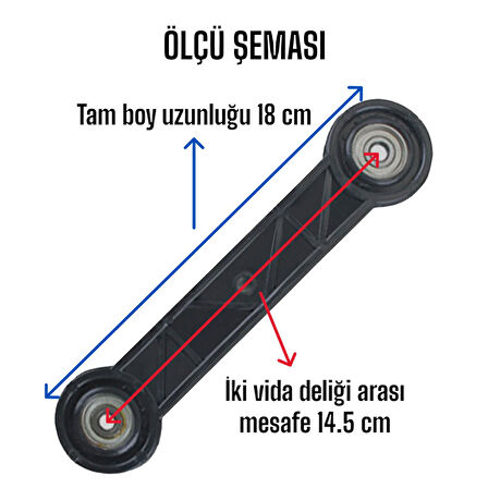 Beşik Sallama Aparatı Siyah 14.5 Cm