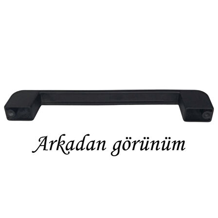 4 Adet Oval Marmara Kulp 128 mm Siyah Mutfak Kulpu Çekmece Dolap Kapak Kulbu Metal  Mobilya Dolabı K.
