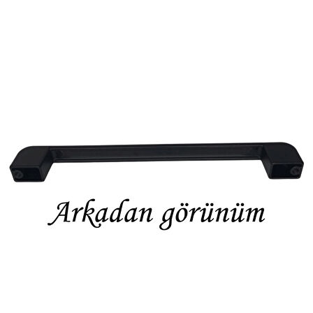 4 Adet Oval Marmara Kulp 160 mm Siyah Mutfak Kulpu Çekmece Dolap Kapak Kulbu Metal  Mobilya Dolabı 