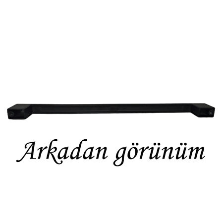 8 Adet Marmara Kulp 224 mm Siyah Mutfak Kulpu Çekmece Dolap Kapak Kulbu Metal  Mobilya Dolabı Kulpları 
