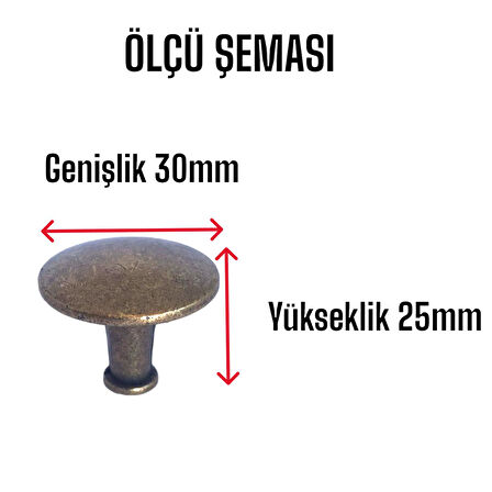 15 Adet Düz Düğme Antik Sarı Kulp Mobilya Çekmece Dolap Kapak Kulbu Metal Kulp Aksesuarları Vidalı