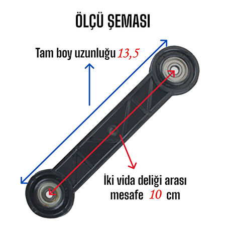 Beşik Sallama Aparatı Siyah 10 Cm