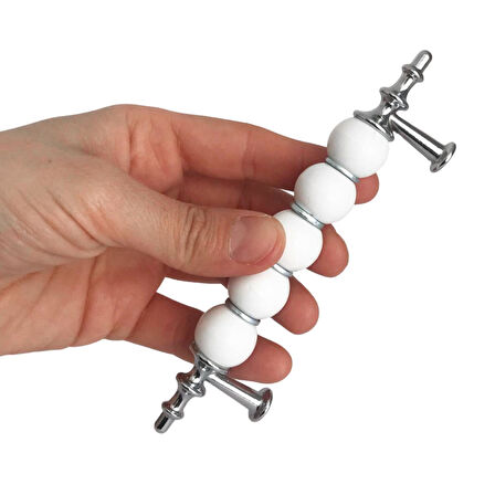 5 Adet İnci Kulp 96 mm Krom Mutfak Kulpu Çekmece Dolap Kapak Kulbu Metal Mobilya Dolabı Kulpları 
