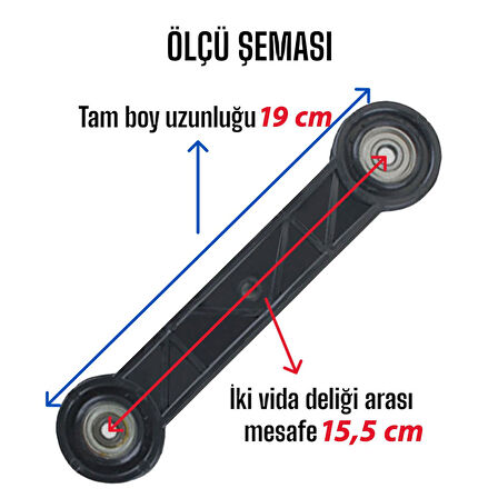 Beşik Sallama Aparatı Siyah 15.5 Cm