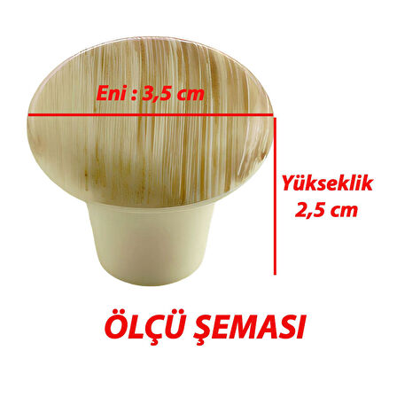 Sert Plastik Mantar Düğme Kulp Kayın Dolap Mobilya Mutfak Dolabı Çekmece Kapak Kulpu Kulbu 