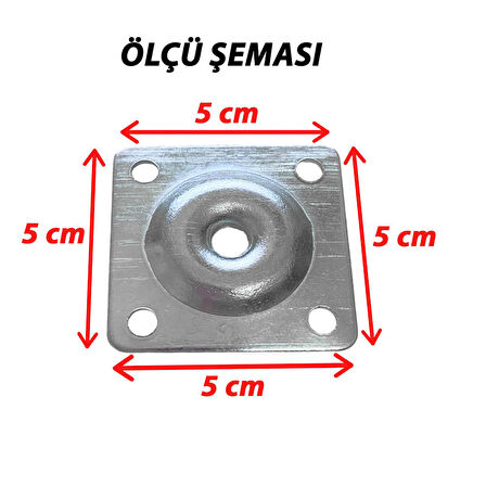 Ahşap Ayak 12 Cm 8'li Set Açık Meşe M8 Civatalı Bağlantı Aparatlı Dolap Mobilya Koltuk Kanepe Destek Ayağı Ayakları