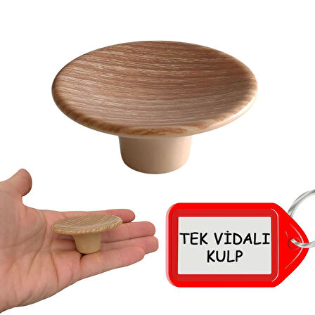 Bohem Plastik Çanak Kulp Ceviz Düğme Mobilya Mutfak Dolap Dolabı Çekmece Kulbu Kulpları