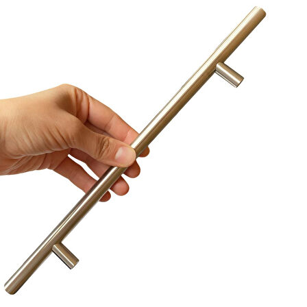 12 Adet Boy Kulp İnox 192 mm Kulp Mobilya Mutfak Dolabı Çekmece Dolap Kapak Kulpu Kulbu Metal Kulpları