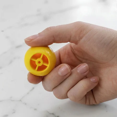 Sert Plastik Düğme Yuvarlak Top Sarı Dolap Mobilya Mutfak Dolabı Çekmece Kulbu Kulpu Kulplar