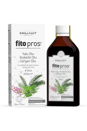 İmmu-Nat FİTO PROS Yakı otu Kırkkilit otu Isırgan otu Sıvı Ekstraktı 250 ml