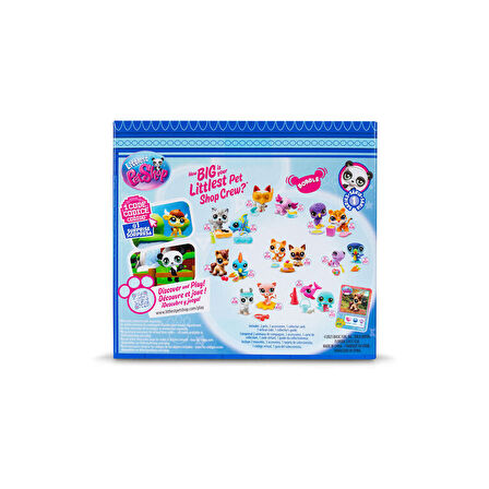 Hasbro Littlest Petshop Figür Minişler 2'li Paket Hayvanlar At-Mavi Kuş 00529 (KOLİ İTEMİ S00005264)