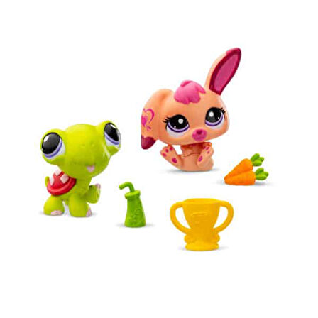 Hasbro Littlest Pet Shop 2'li Paketa 00587 G7#94-G7#95 KAPLUMBAĞA-TAVŞAN