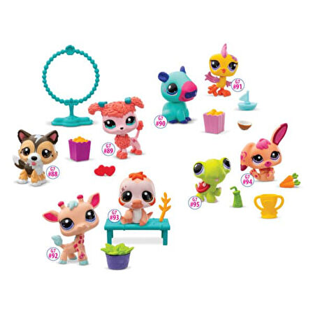 Hasbro Littlest Pet Shop 2'li Paketa 00587 G7#94-G7#95 KAPLUMBAĞA-TAVŞAN