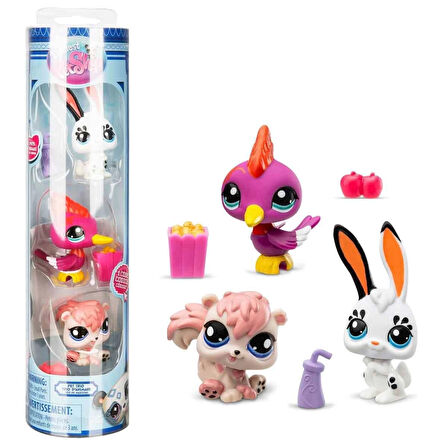 0621 Littlest Pet Shop Minişler 3’lü Figür Seti S2