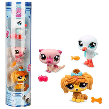 0621 Littlest Pet Shop Minişler 3’lü Figür Seti S2