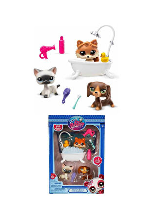 LİTTLE PET SHOP MİNİŞLER BATHROOM SPA OYUN SETİ S3