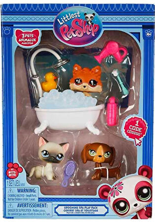 LİTTLE PET SHOP MİNİŞLER BATHROOM SPA OYUN SETİ S3