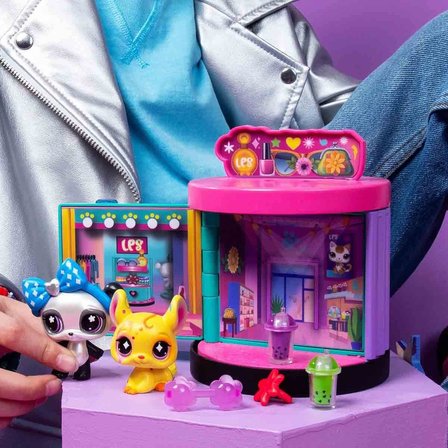 Littlest Pet Shop Minişler Spin & Style Butik Oyun Seti S4 – Modanın Kalbi Burada Atıyor!