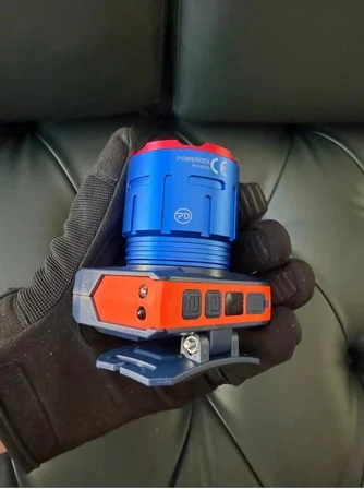powerdex PD-2572 60W & 4000 Lümen Profesyonel Zoomlu Sensörlü Dijital LCD Kafa Feneri
