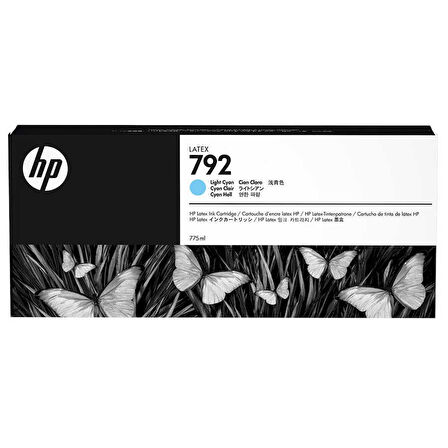 Hp 792-CN709A Açık Mavi Orijinal Lateks Kartuşu
