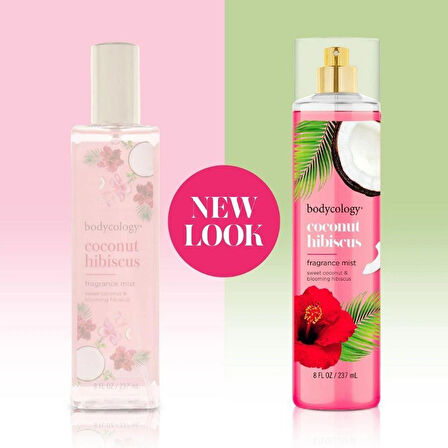 Bodycology Coconut Hibiscus Fragrance Mist, Kadın Vücut Spreyi 