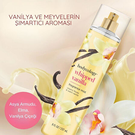 Bodycology Whipped Vanilla Fragrance Mist Kadın Vücut Spreyi 