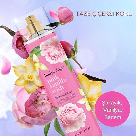 Bodycology Pink Vanilla Wish Fragrance Mist Kadın Vücut Spreyi