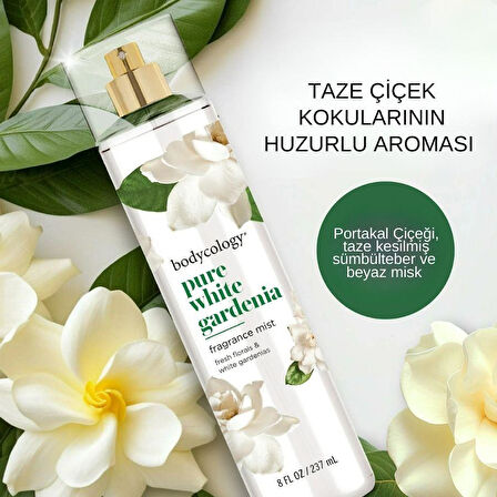 Bodycology Pure White Gardenia Fragrance Mist Kadın Vücut Spreyi 