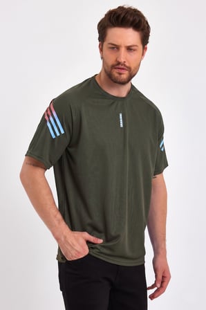 Store Erkek Spor Tişört Baskılı Fitness, Antrenman Fit T-shirt
