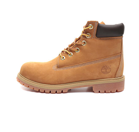 B0129097131-R Timberland 6 In Premium Wp &amp;Ccedil;ocuk Bot Ve &amp;Ccedil;izme Turuncu