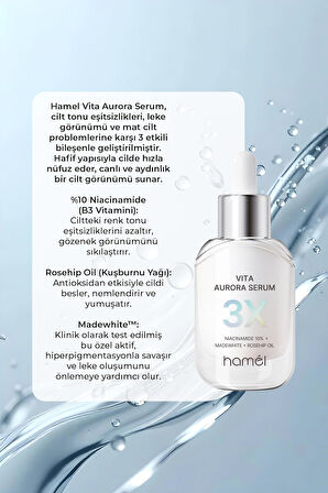 3X Vita Aurora %10 Niacinamide Leke Karşıtı Üçlü Bakım Seti