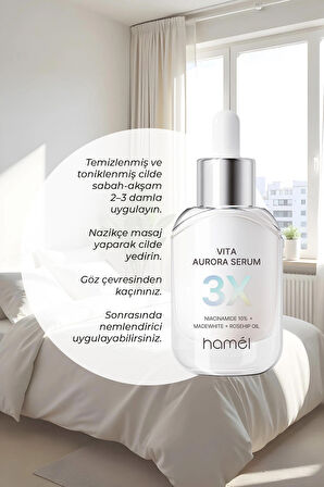 3X Vita Aurora %10 Niacinamide Leke Karşıtı Üçlü Bakım Seti