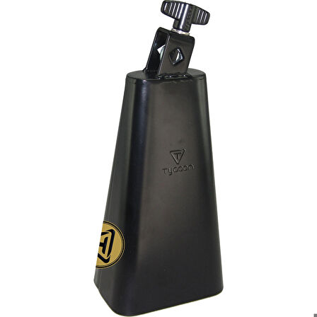 Tycoon 8'' Black Powder-Coated Cowbell (TW80)