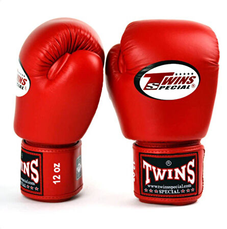 Twins BGVL3-RD Boks Eldiveni Deri Muay Thai Eldiveni