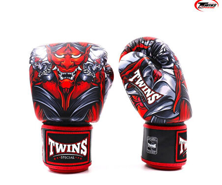 Twins FBGVL3-58RD Kabuki Boks Eldiveni Deri Muay Thai Eldiveni