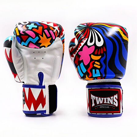 Twins FBGVL3-62 Abstract Boks Eldiveni Deri Muay Thai Eldiveni