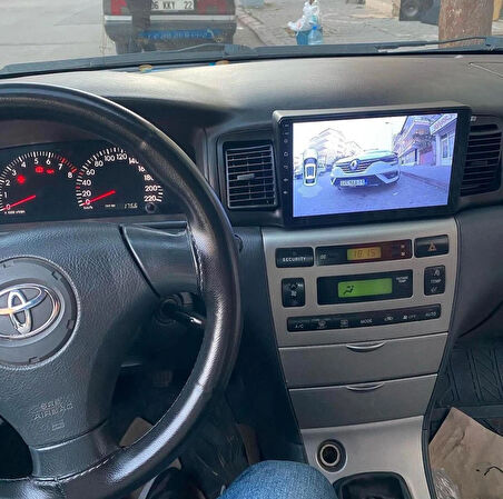 TOYOTA COROLLA (2002-2006)-9''ANDROİD GERÇEK 2+32 GB / 4 ÇEKİRDEK 1.6Ghz / WIFI 5.0Ghz / BT 5.4-KABLOSUZ CARPLAY-AHD HD GERİ GÖRÜŞ KAMERA HEDİYE