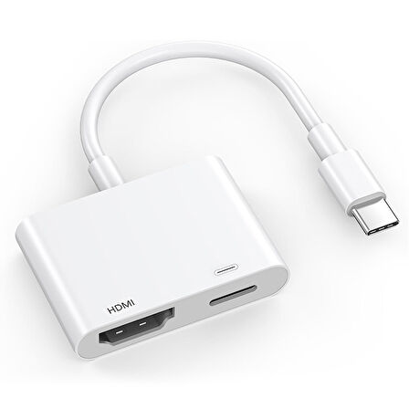 ALLY Type C To 4k Hdmı 100w Type C Çevirici İPhone 15 İPhone 16 Android